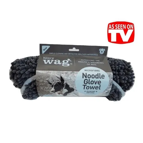 Henry Wag Pet Noodle Glove Towel