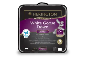 Herington LUXURY WHITE – 85% GOOSE DOWN  QUILT