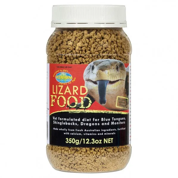 HERPVET LIZARD FOOD 350GM