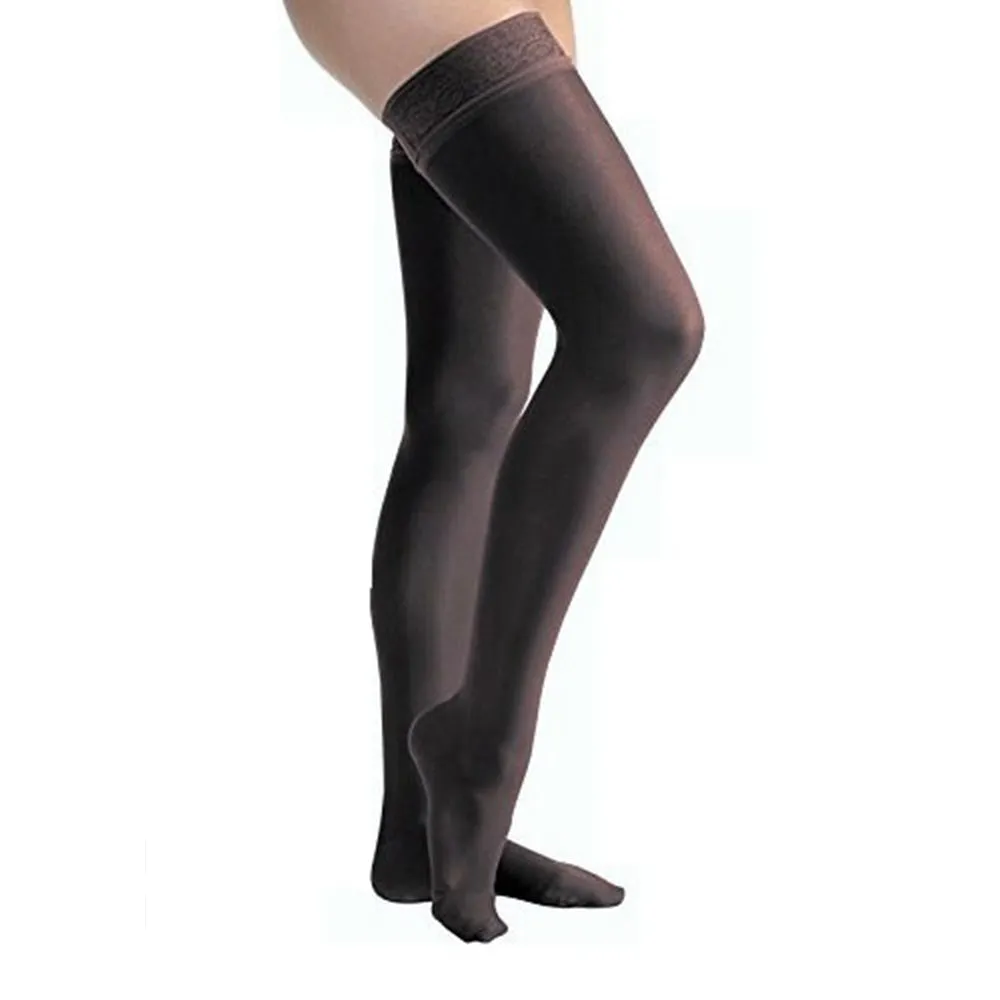 Jobst UltraSheer Closed Toe Thigh Highs w/ Lace Band - 15-20 mmHg