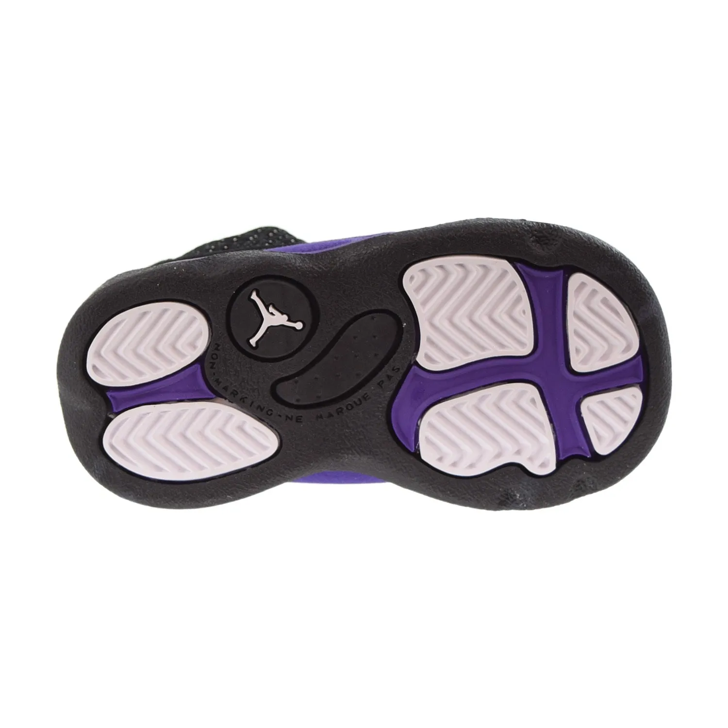 Jordan 13 Retro (TD) Toddlers Shoes Black/Court Purple