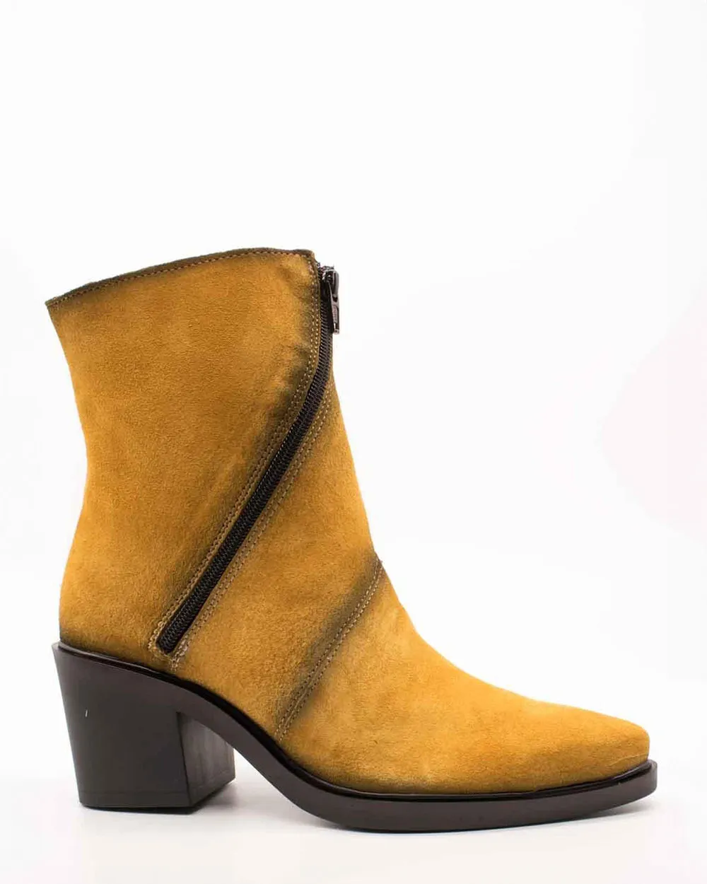 Jose Saenz 6514-V  Mostaza Mustard Suede Boot