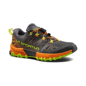 Kid's La Sportiva Bushido II JR Color: Carbon / Hawaiian Sun