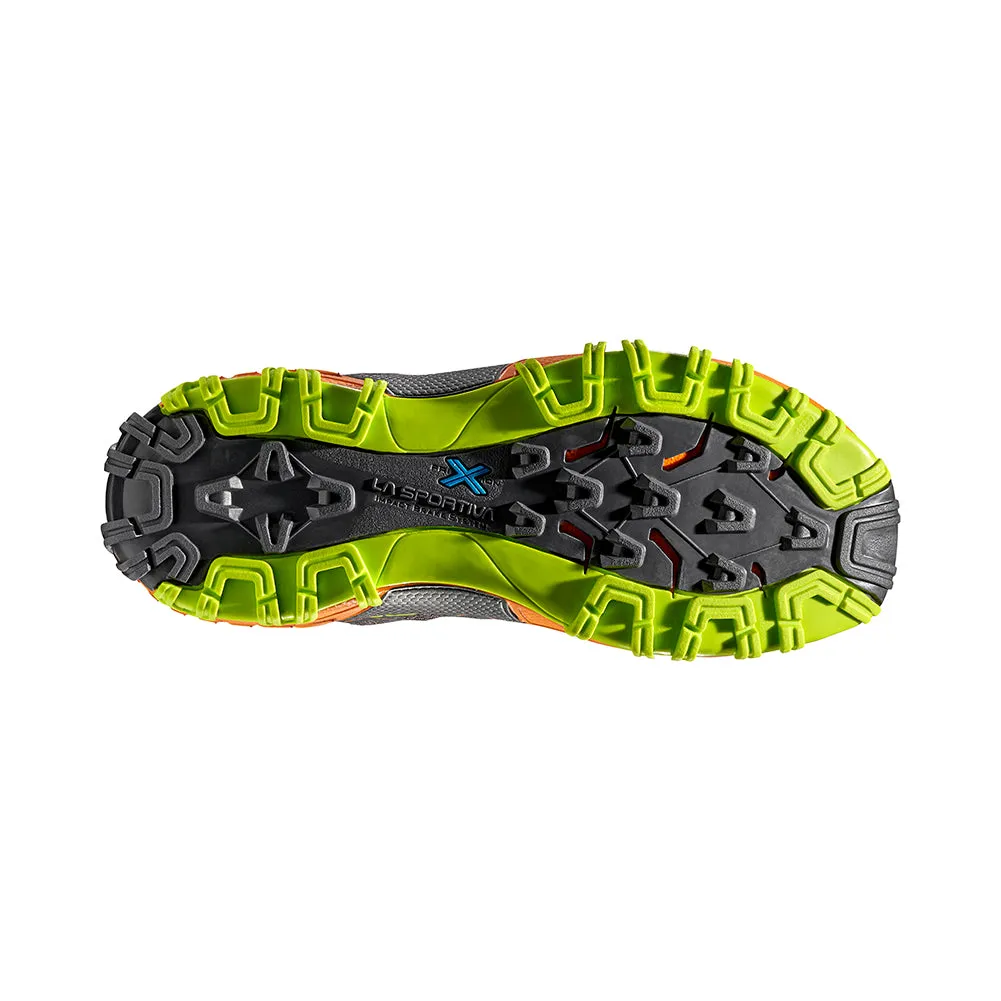 Kid's La Sportiva Bushido II JR Color: Carbon / Hawaiian Sun