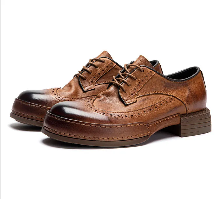 LavishLuxe Leather Dress Shoes