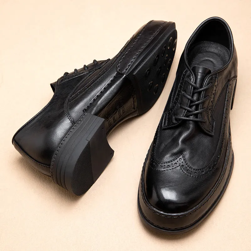 LavishLuxe Leather Dress Shoes