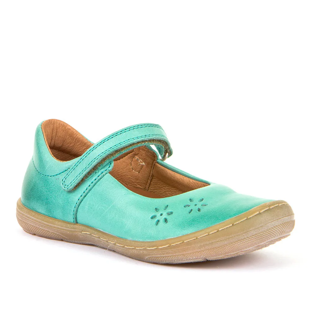 Leather Mary Jane Ballerinas - Mint