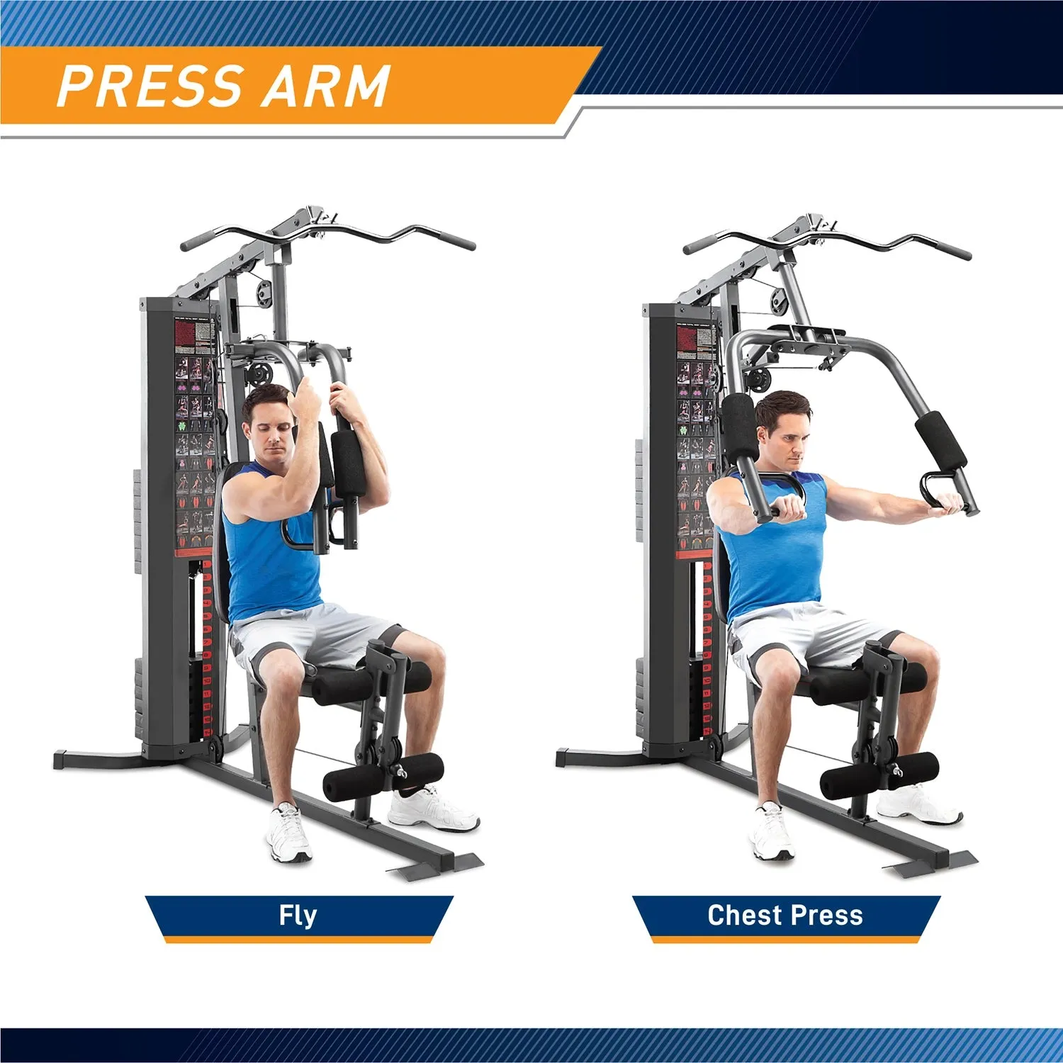 Marcy 150lb Stack Weight Home Gym | MWM-989