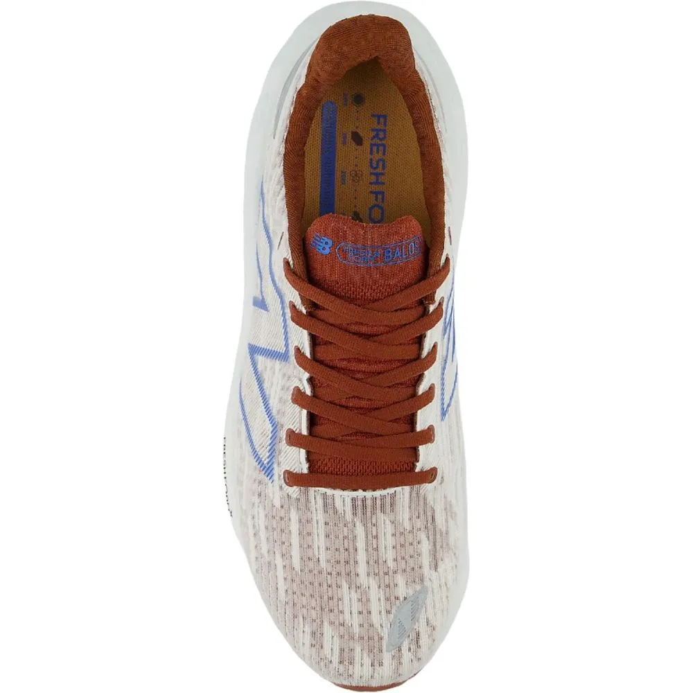 Mens Fresh Foam X Balos WIDE - White/Relic Brown/Blue Oasis