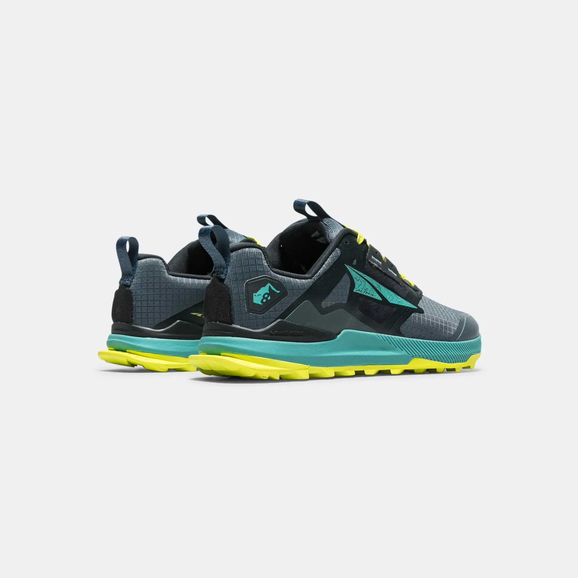 Mens Lone Peak 8 - Black/Green