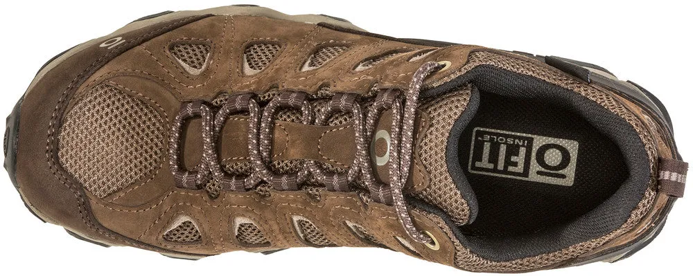 Men's Oboz Sawtooth II Low Waterproof Color: Walnut