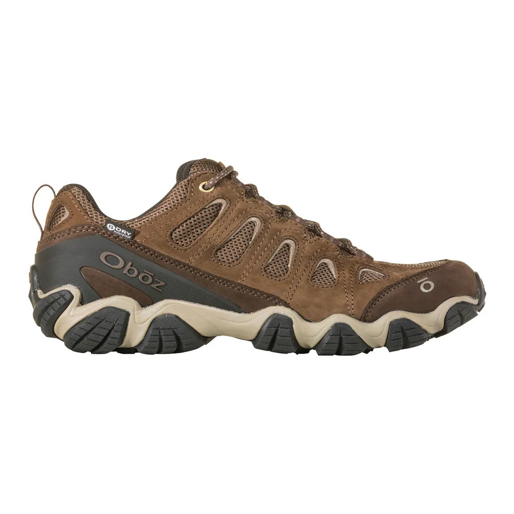 Men's Oboz Sawtooth II Low Waterproof Color: Walnut