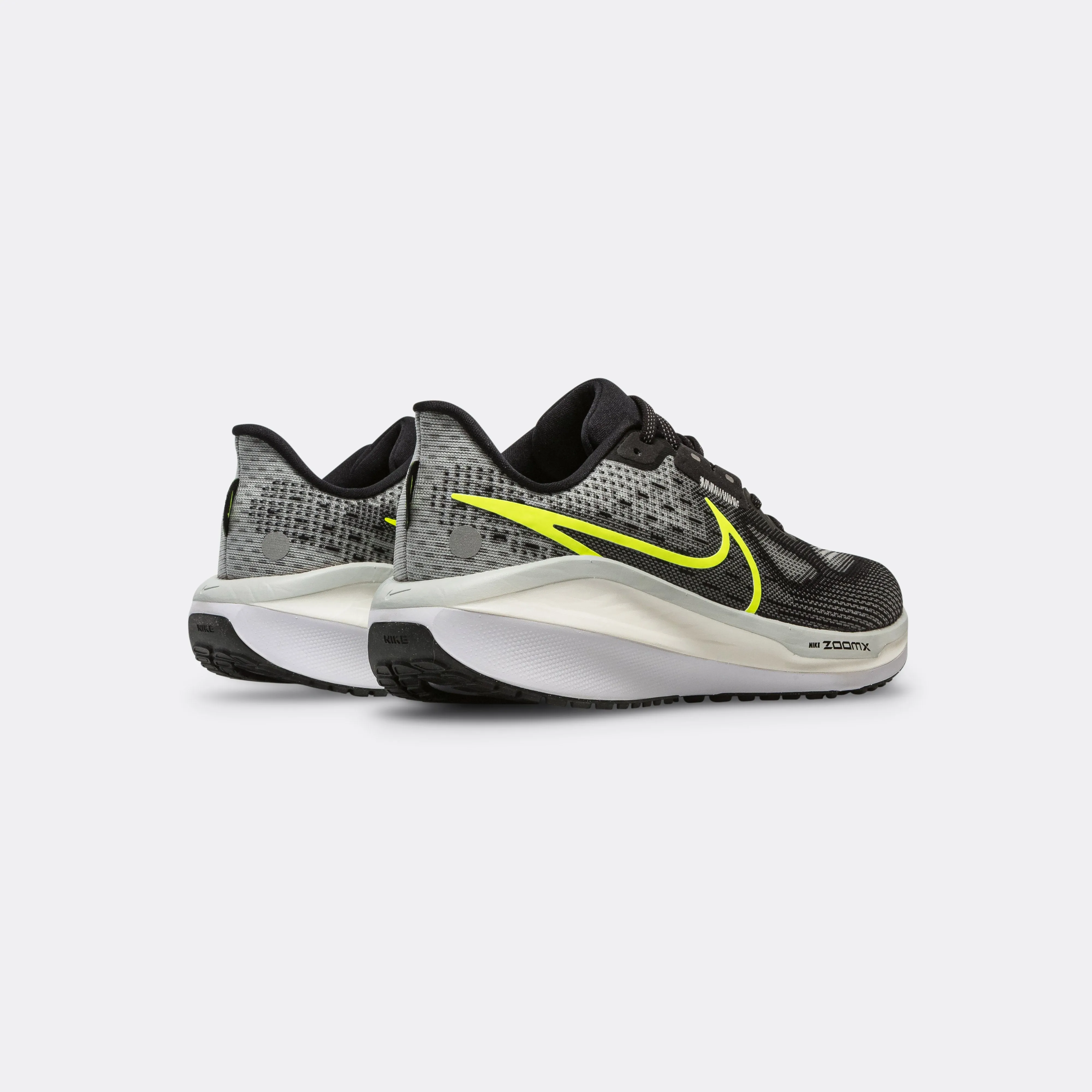 Mens Vomero 17 - Black/Volt-Light Smoke Grey-White