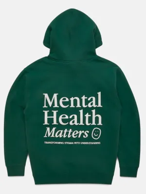 Mental Health Matters Hoodie - Forest Green