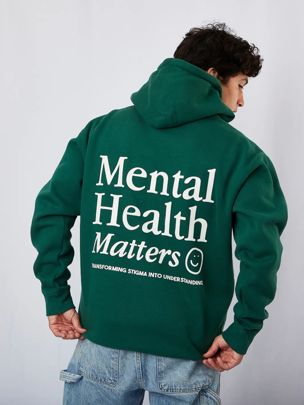 Mental Health Matters Hoodie - Forest Green