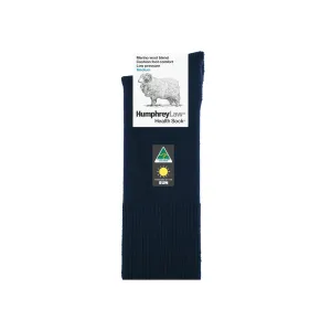 Merino Cushion Sole Sock - Navy