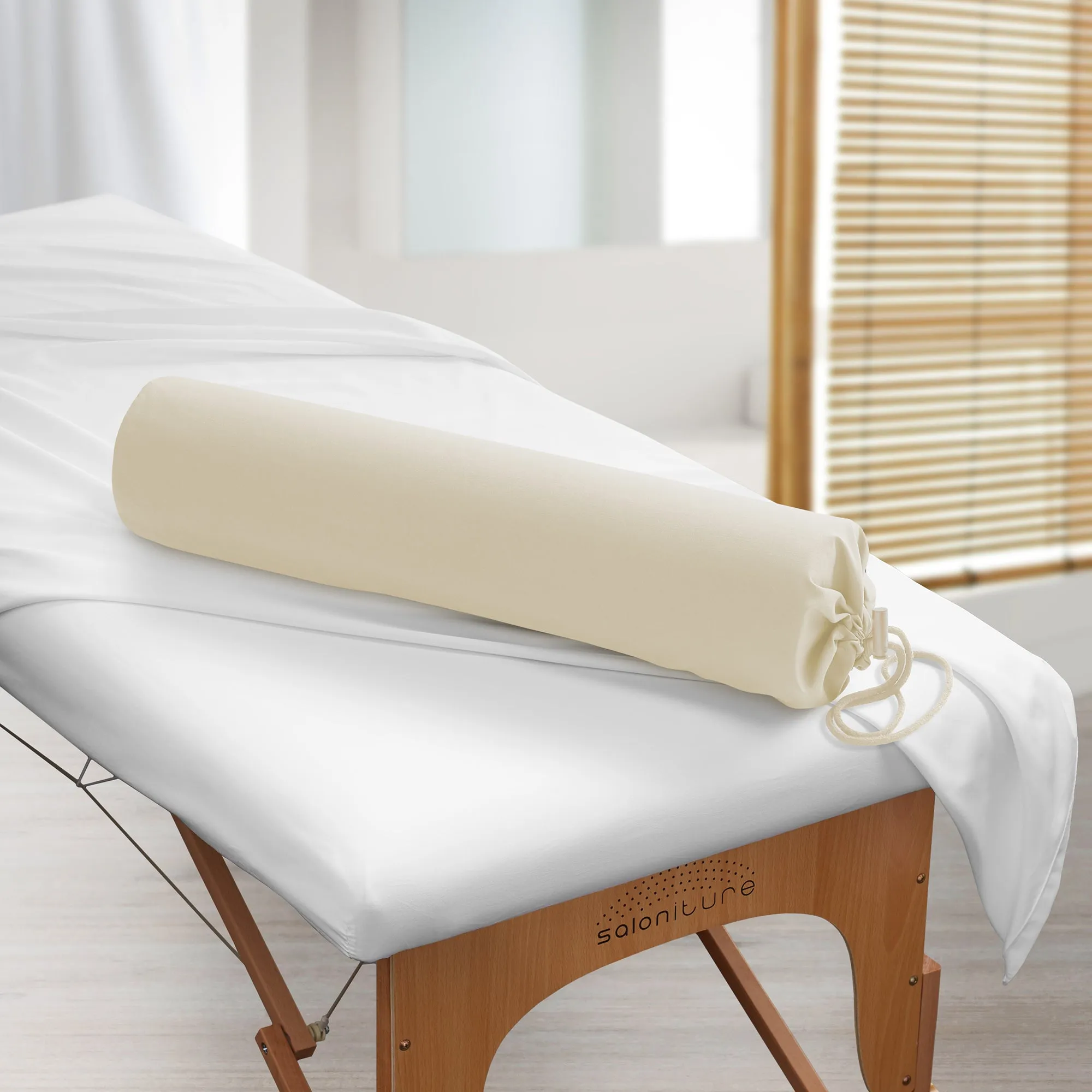 Microfiber Pillow Case Cover for Massage Bolster, 30" x 6"