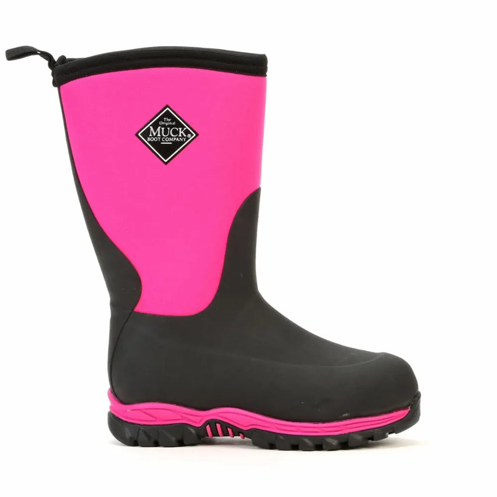 Muck Footwear Kids RUGGED II BLACK/PINK