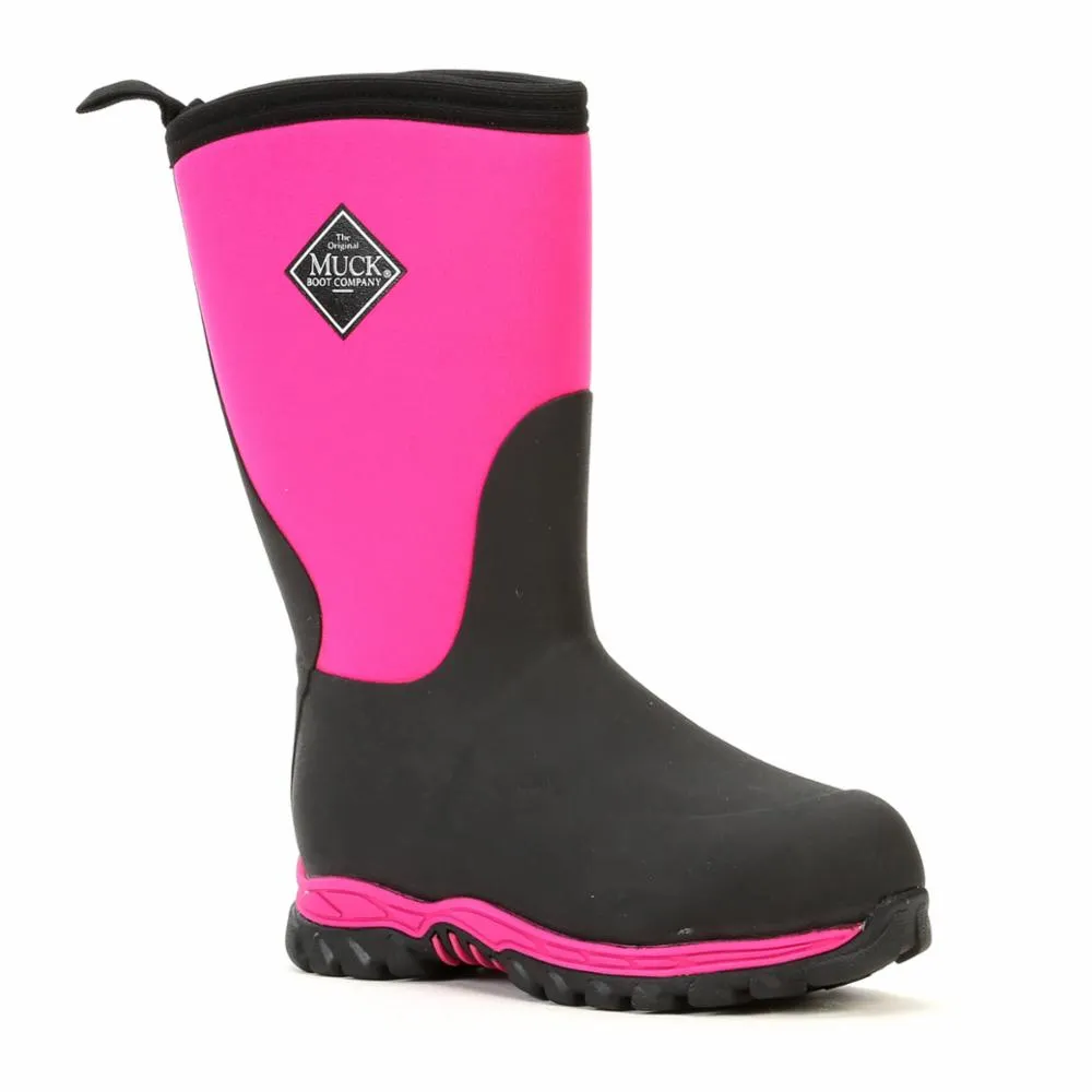 Muck Footwear Kids RUGGED II BLACK/PINK