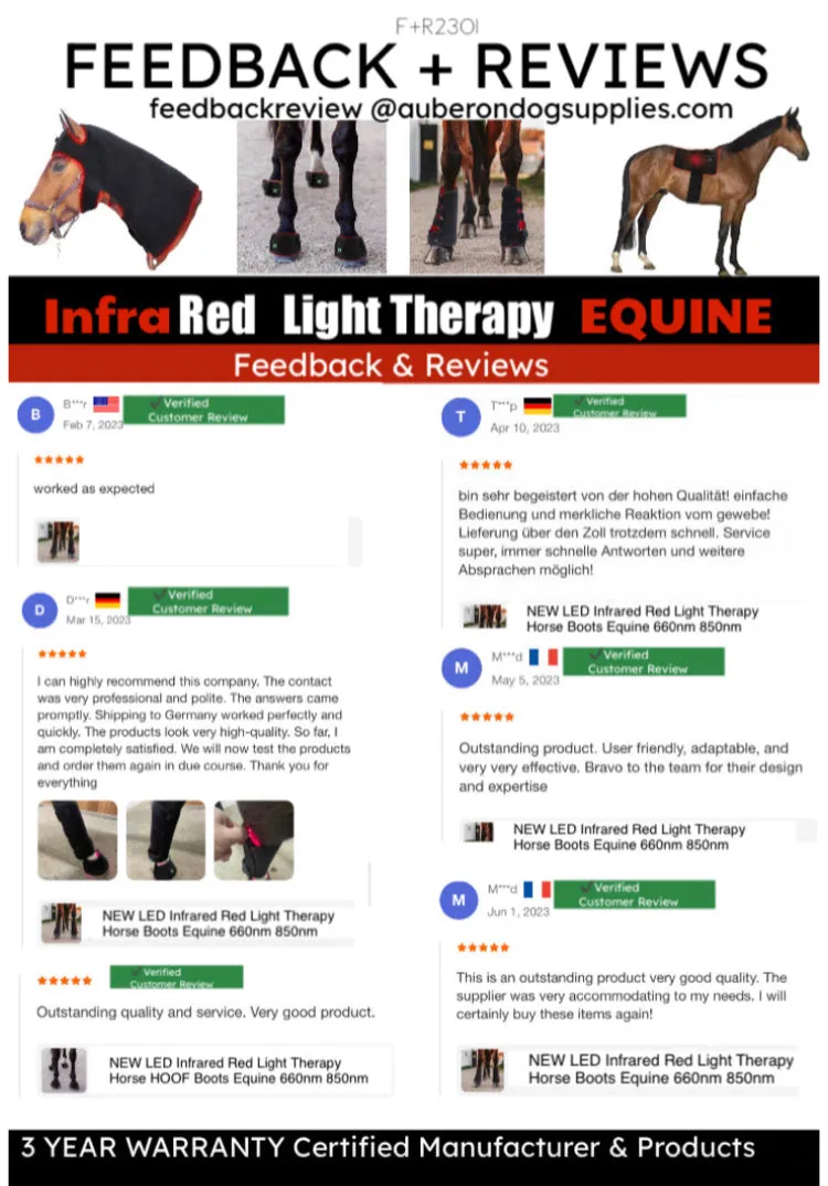 NEW Equine Infrared IRLT Poll Cap Hood Wrap **Built in Battery** Use anywhere anytime