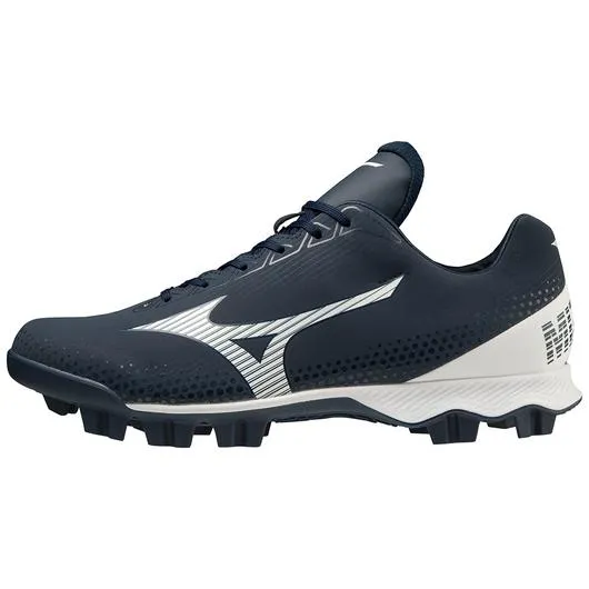 New Mizuno Wave LightRevo Baseball Cleats Navy Men's Size 10