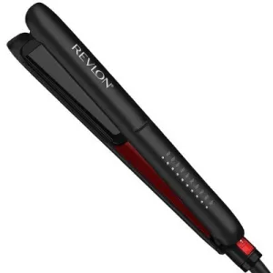 New - Revlon Smoothstay Coconut Oil Infused Hair Straightener - Black - 1"