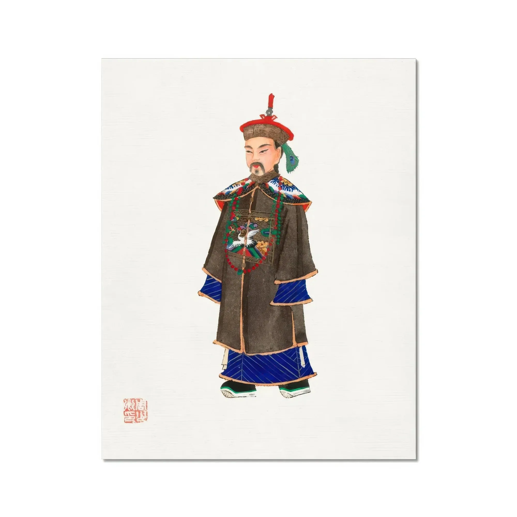 Nobleman - Qing Dynasty Art Print