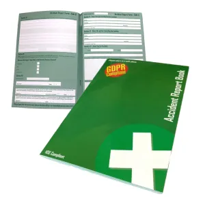 Official A5 Accident Injury Report Book 20 Pages