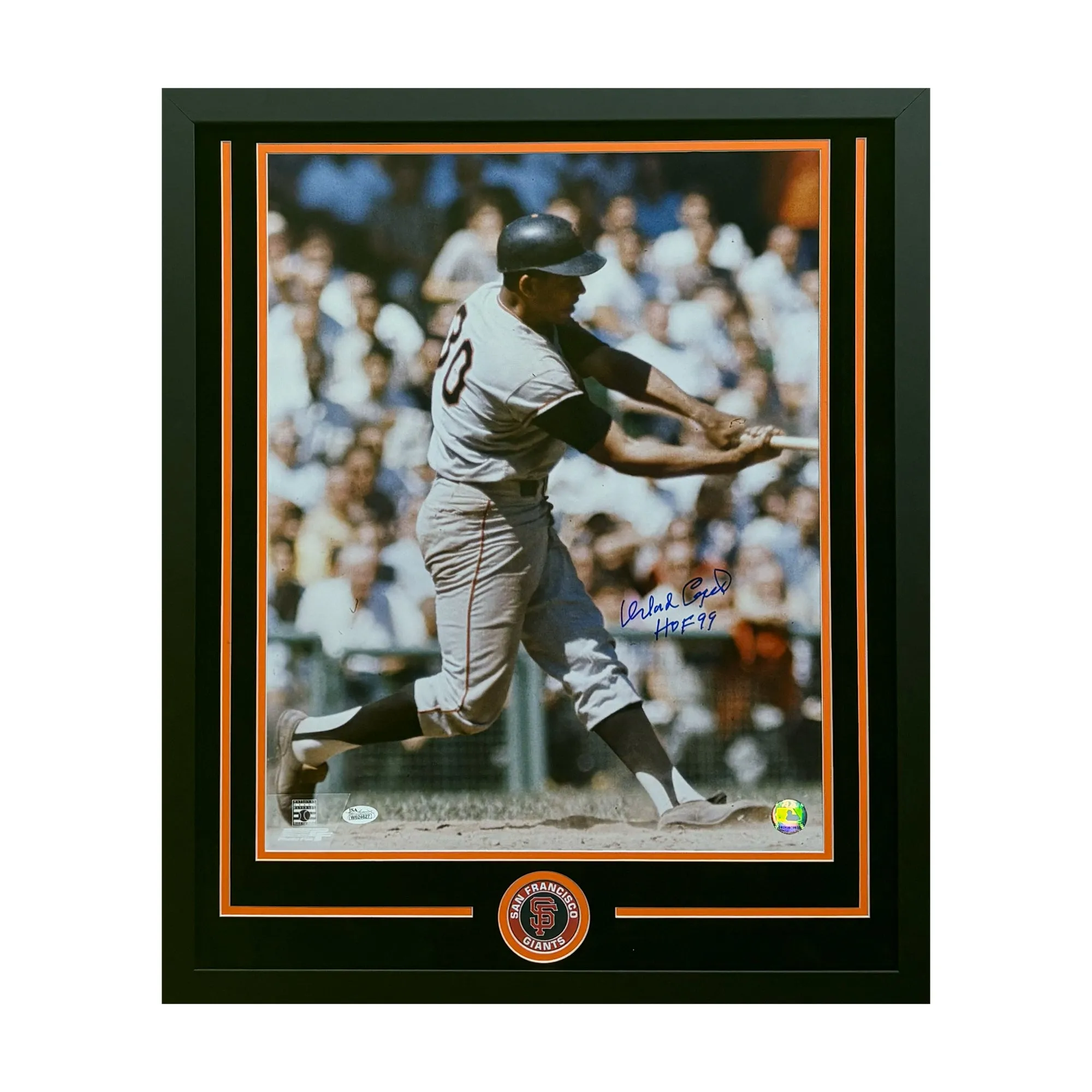 Orlando Cepeda Hand Signed & Framed San Francisco Giants 16x20 Baseball Photo