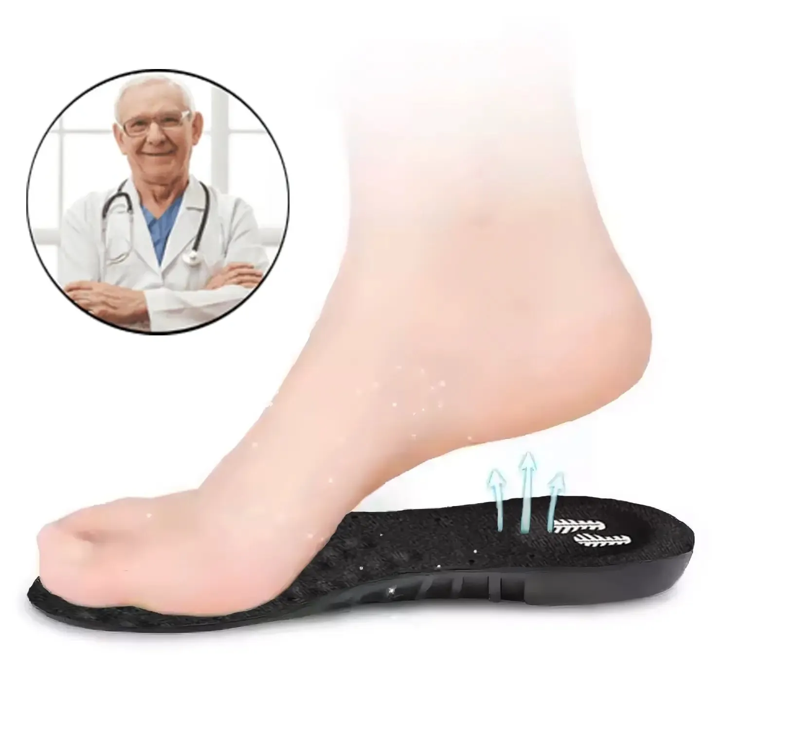 Orthopaedic Insoles - Pain-relieving and Shock-absorbing soles