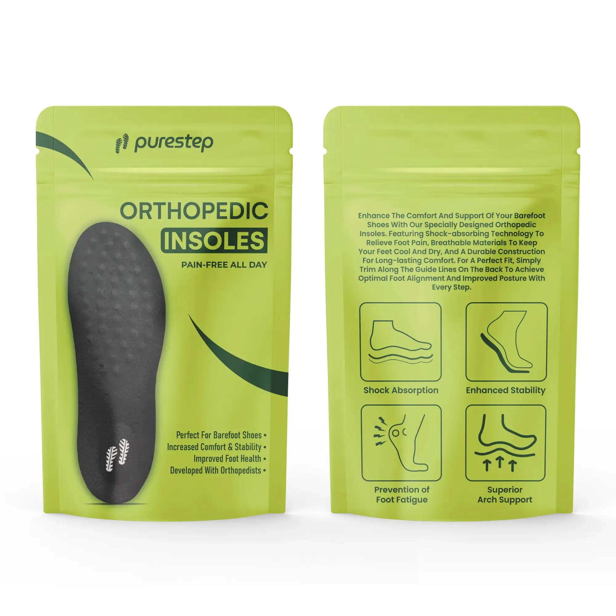 Orthopaedic Insoles - Pain-relieving and Shock-absorbing soles