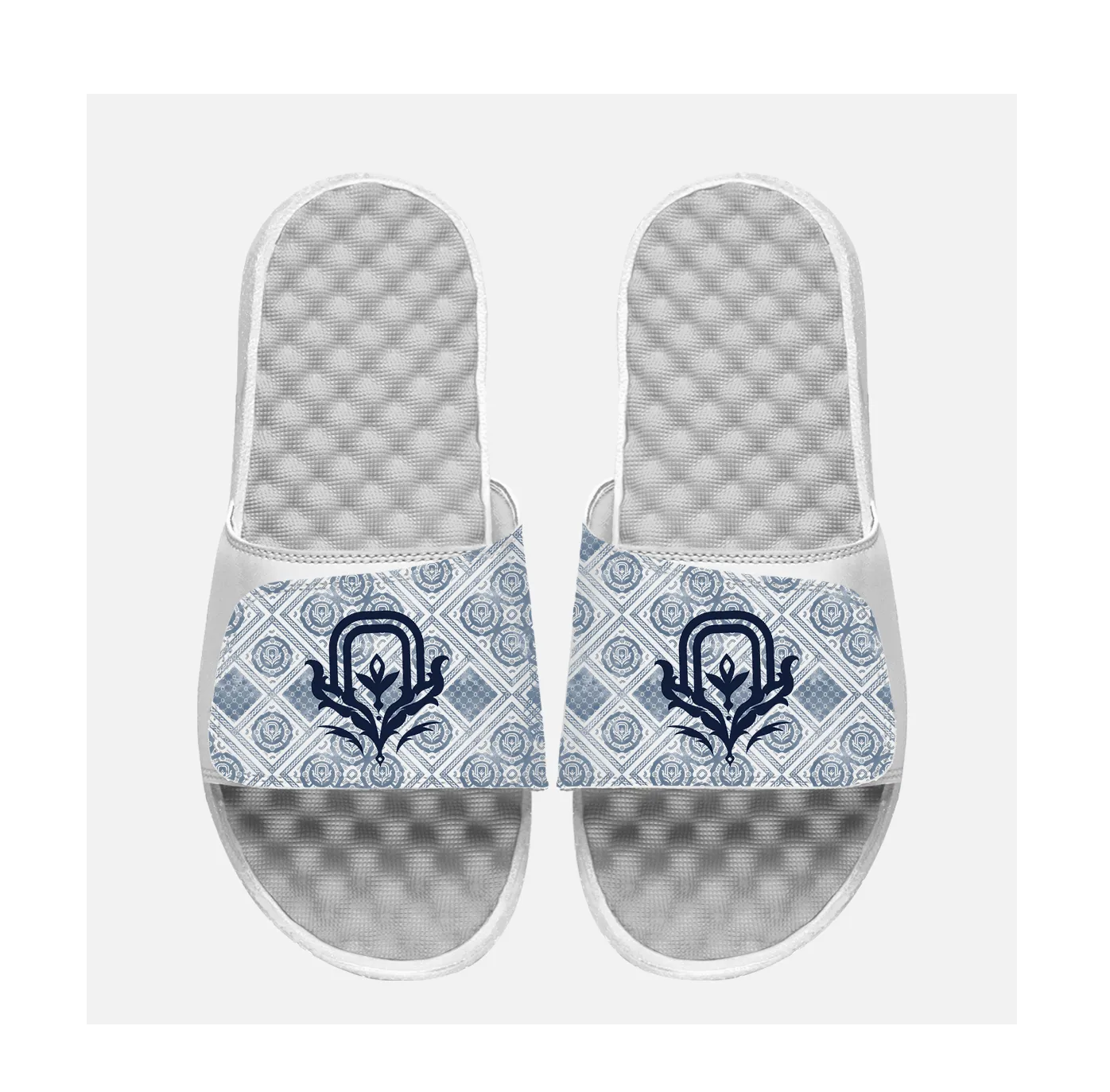 OT Elite Navy Pattern Kids Slides