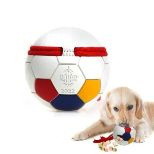 PETOPIA Ultra Tough Dog Toy Football Game Red/Black Random