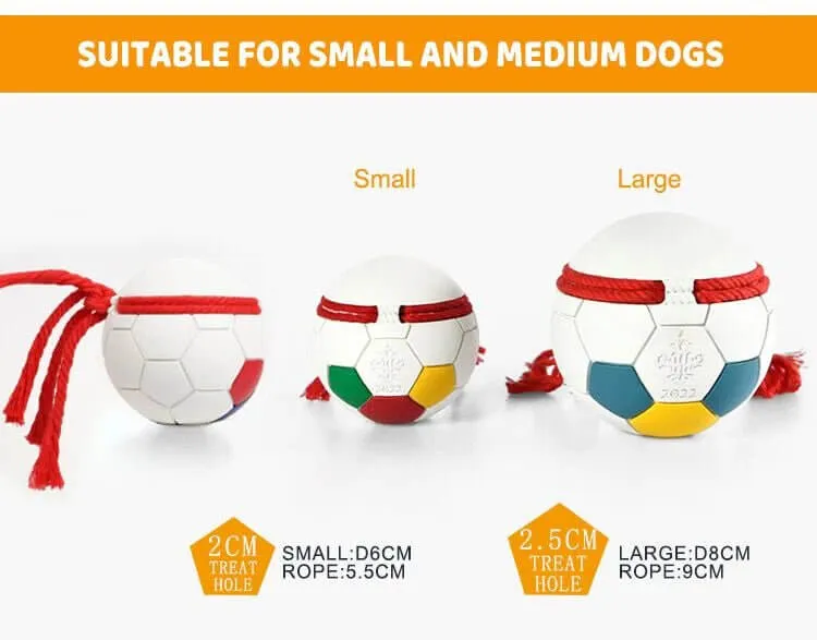 PETOPIA Ultra Tough Dog Toy Football Game Red/Black Random