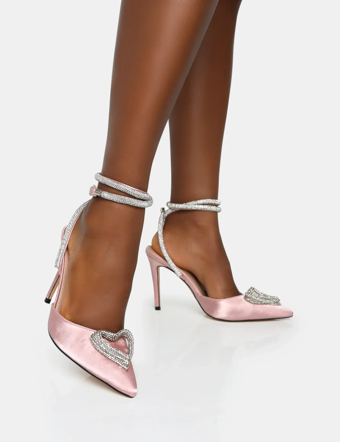 PUBLIC DESIRE - CUPID SATIN HEELS