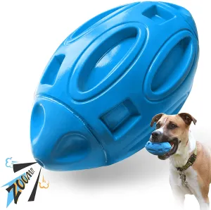 QUMY Squeaky Dog Toys Football