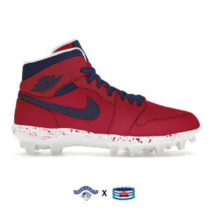 "Houston Alternate" Jordan 1 TD Cleats