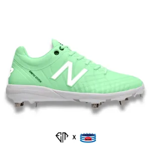 "Sea Green Pastel" New Balance 4040v5 Cleats