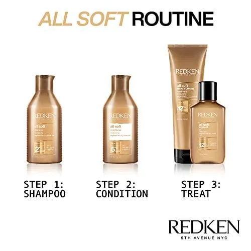 Redken All Soft Argan Oil Shampoo | For Dry Hair