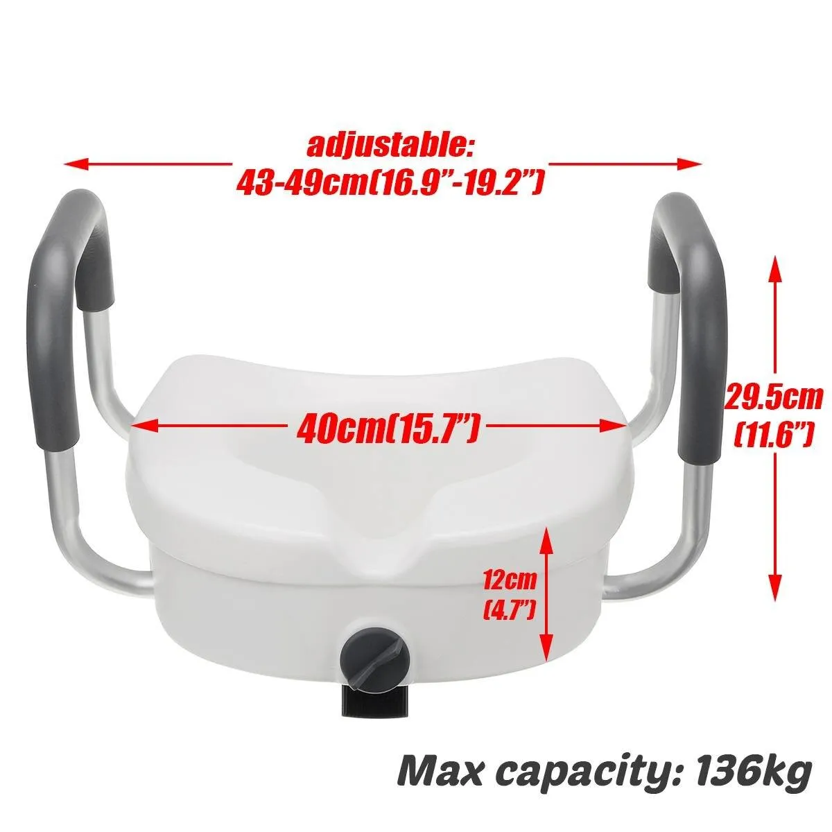 Removable Elderly Toilet Seat Lifter