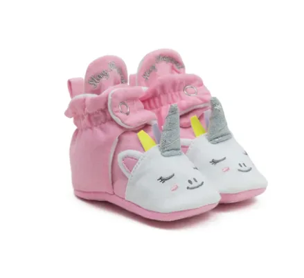 Robeez Snap Bootie - Pink Unicorn