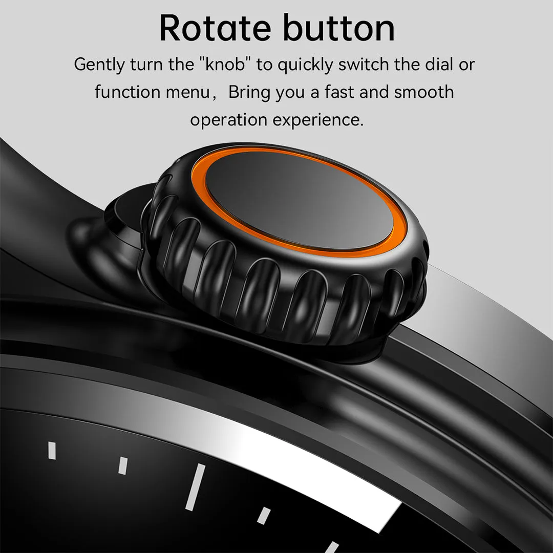 RollsTimi RT49 Men's Sports Smartwatches Fashion Steel Waterproof GPS Smart Watch for Women, Fitness Tracker, Heart Rate Blood Pressure Monitor, Bluetooth Call