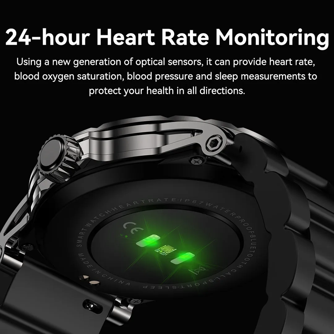 RollsTimi RT76 Men's Smartwatches Luxury Sports Fitness Tracker Waterproof Smart Watch for Women Heart Rate Blood Pressure Monitor, Bluetooth Call