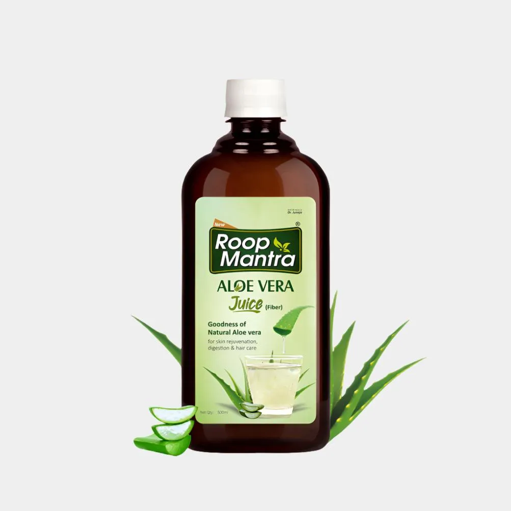 Roop Mantra Aloe Vera Juice (Fiber) - 500ml