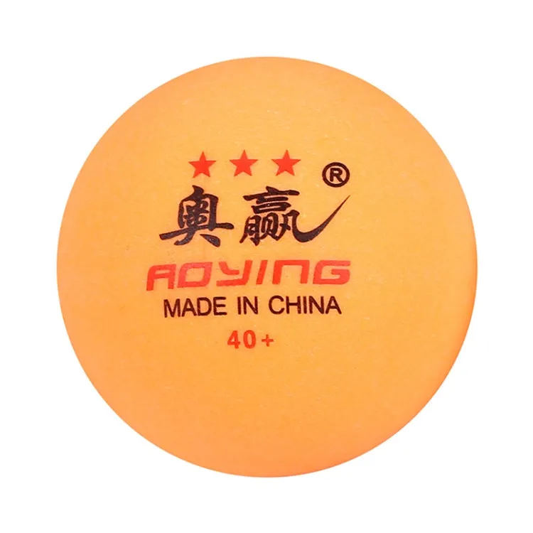 ROYING 100 PCS Professional ABS Table Tennis Training Ball, Diameter: 40mm, Specification:Orange 3Stars