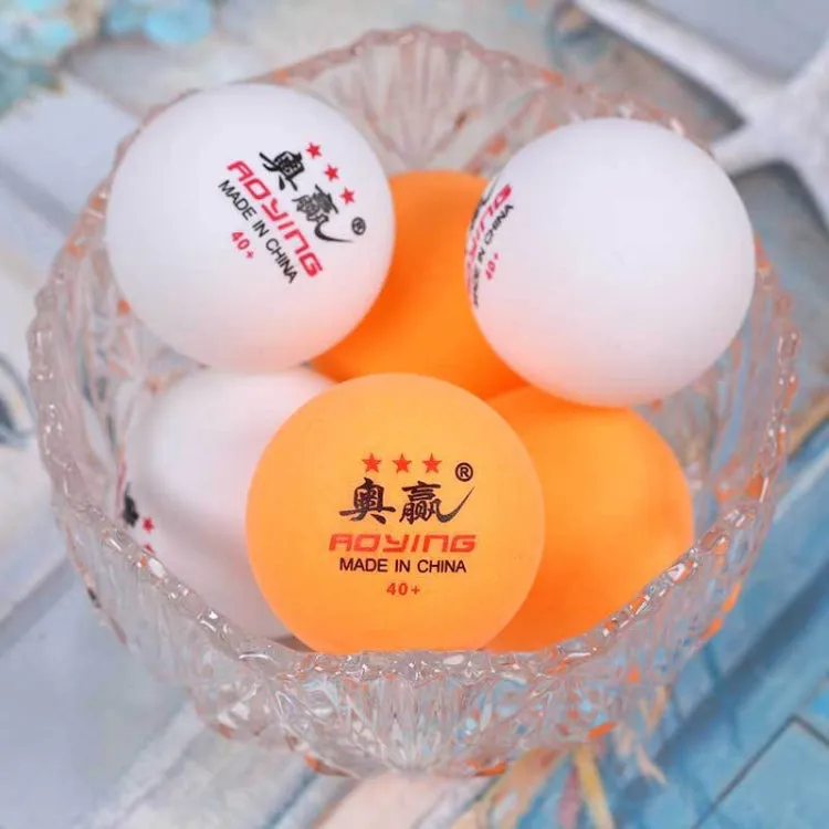 ROYING 100 PCS Professional ABS Table Tennis Training Ball, Diameter: 40mm, Specification:Orange 3Stars