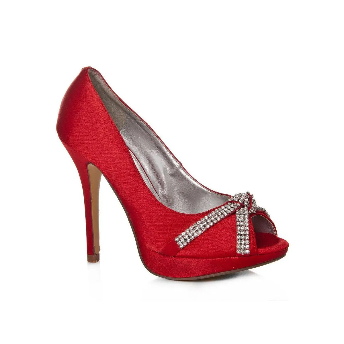 SALLY Peep Toe High Stiletto Heeled Court Shoes