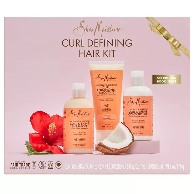 Shea Moisture Curl Defining Hair Kit