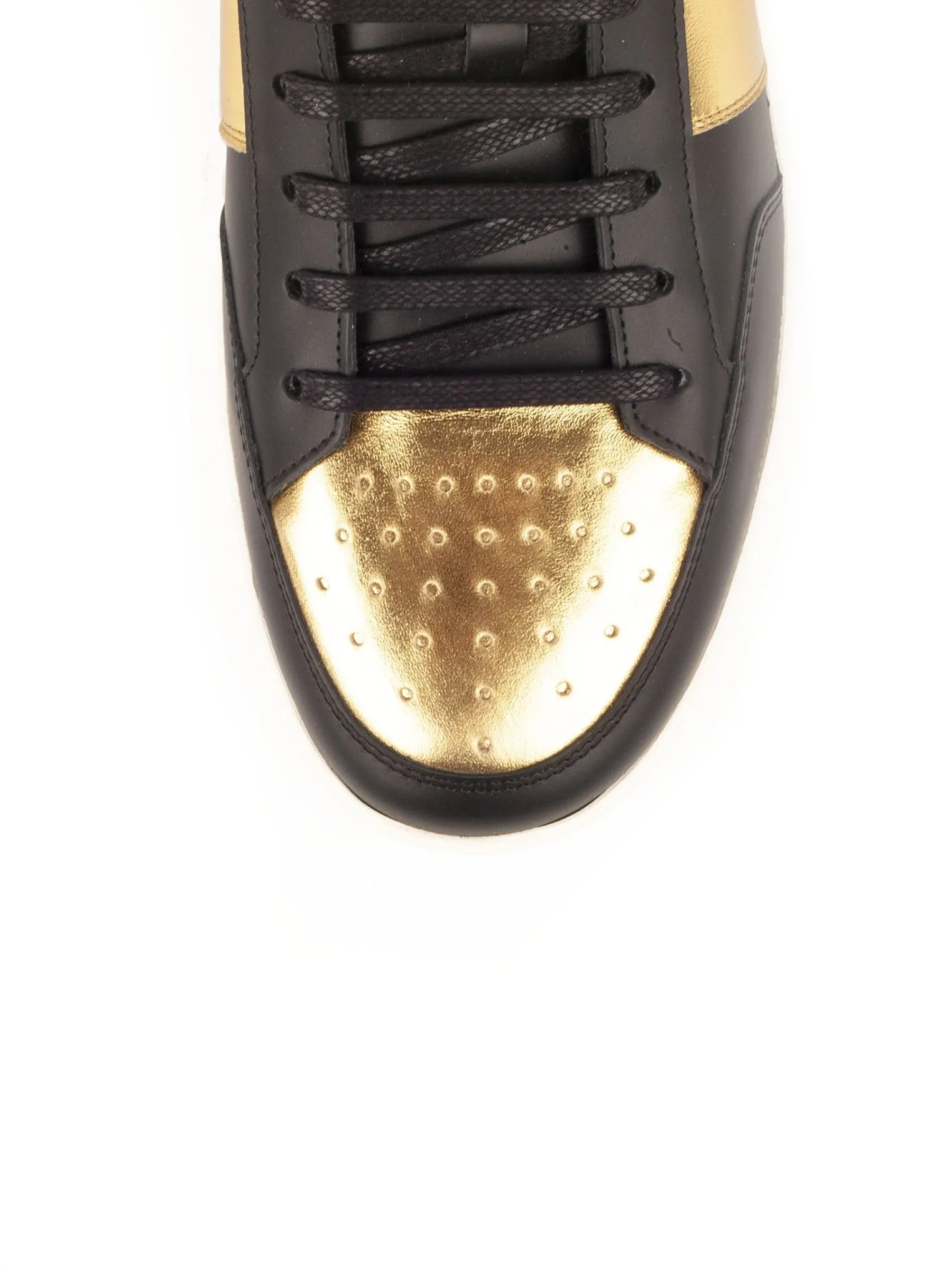 Signature Court 10H High Top Sneaker - Black / Gold