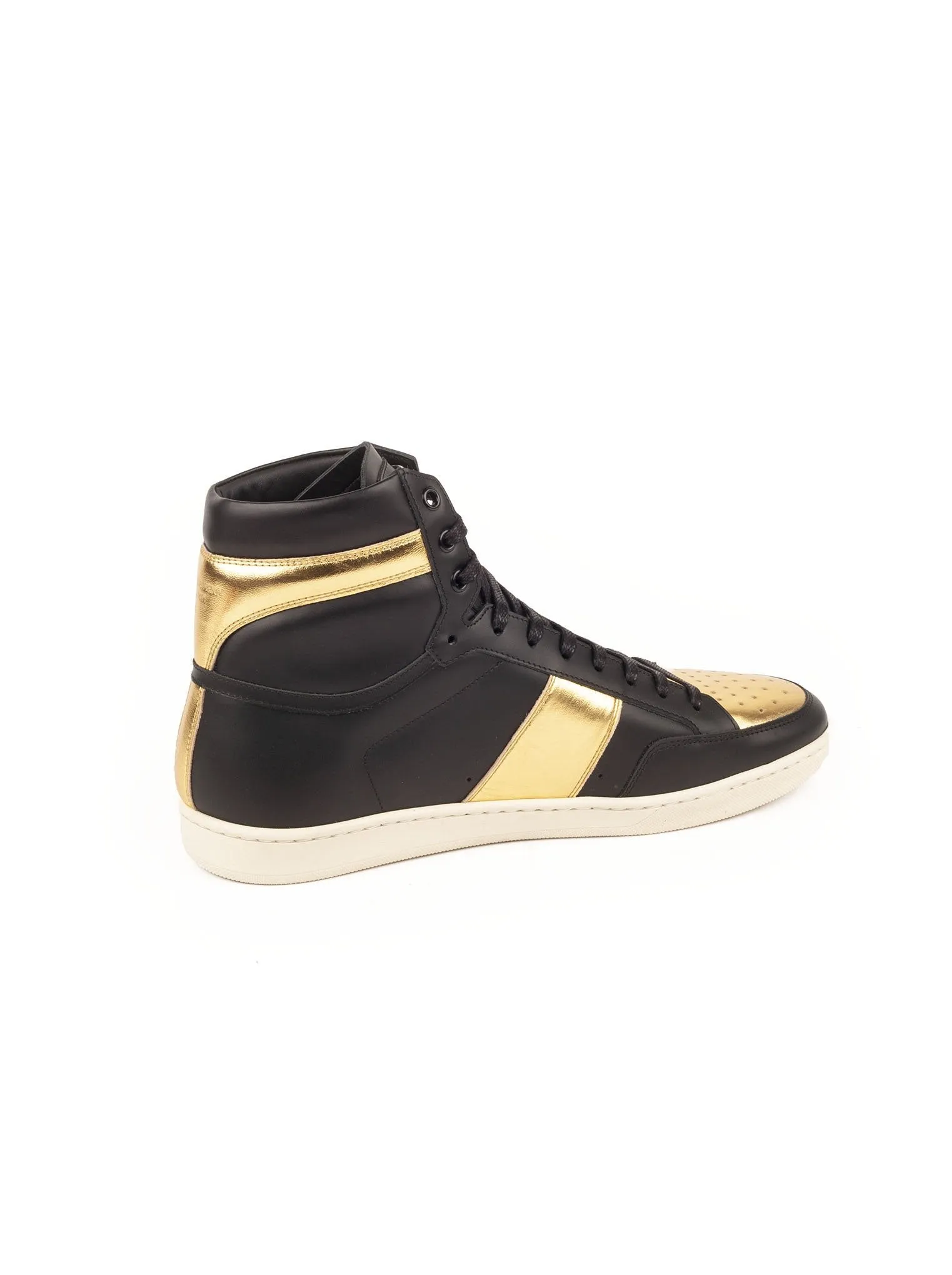 Signature Court 10H High Top Sneaker - Black / Gold